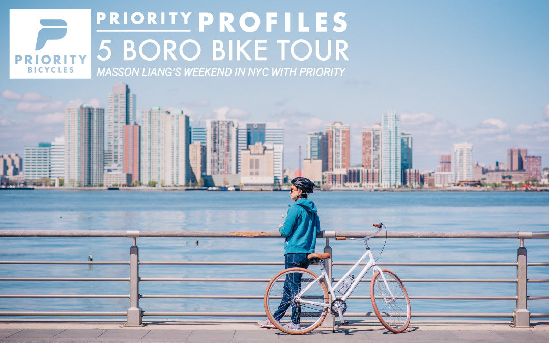 PRIORITY PROFILE: 5 BORO BIKE TOUR 2016 WITH MASSON LIANG