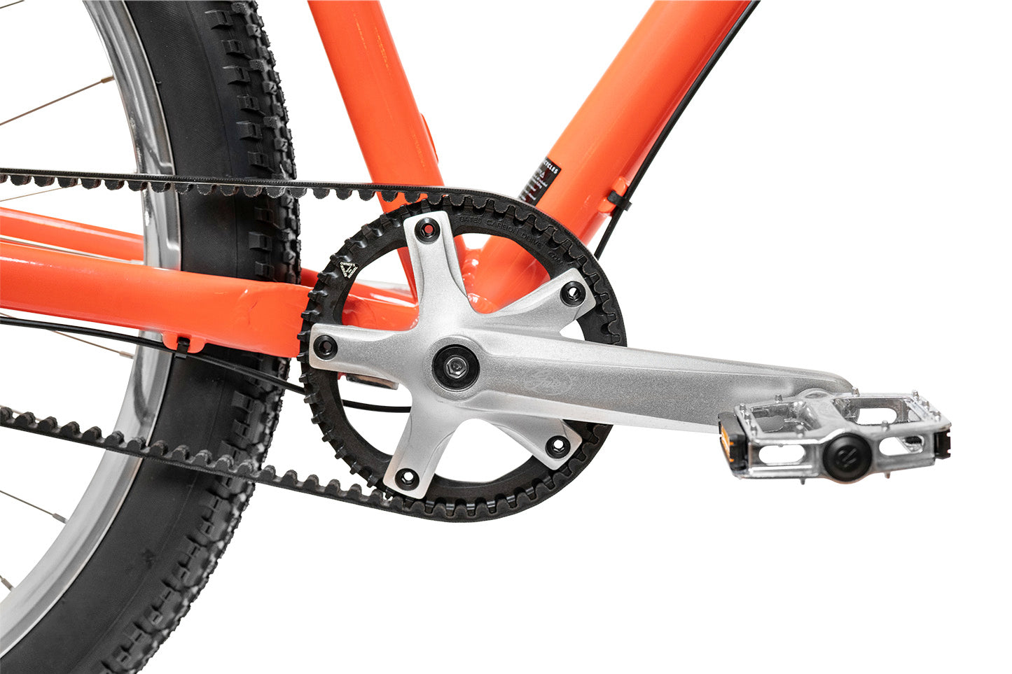 Orange mountain bike discount chain