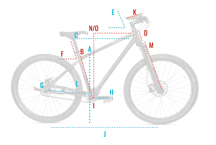 Medium large cheap bike frame