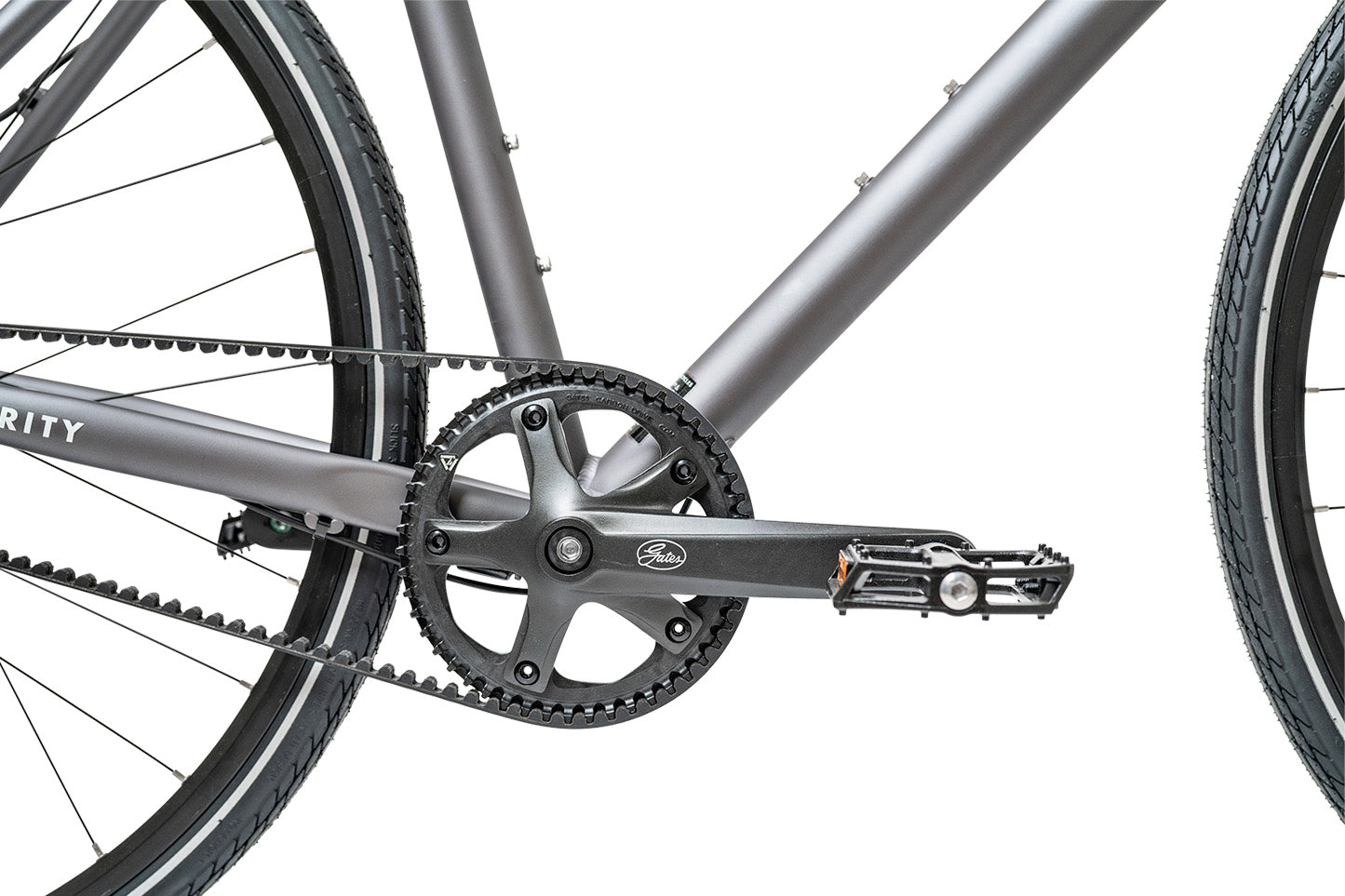 Hybrid belt outlet drive bike