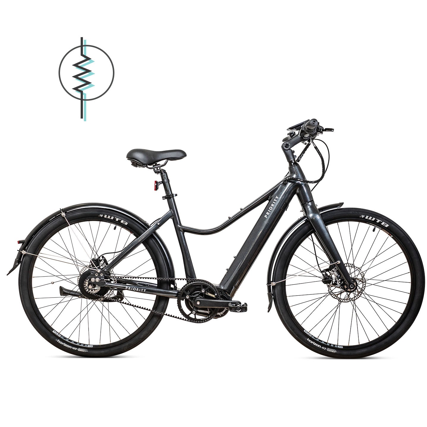 Mid drive sale belt electric bike