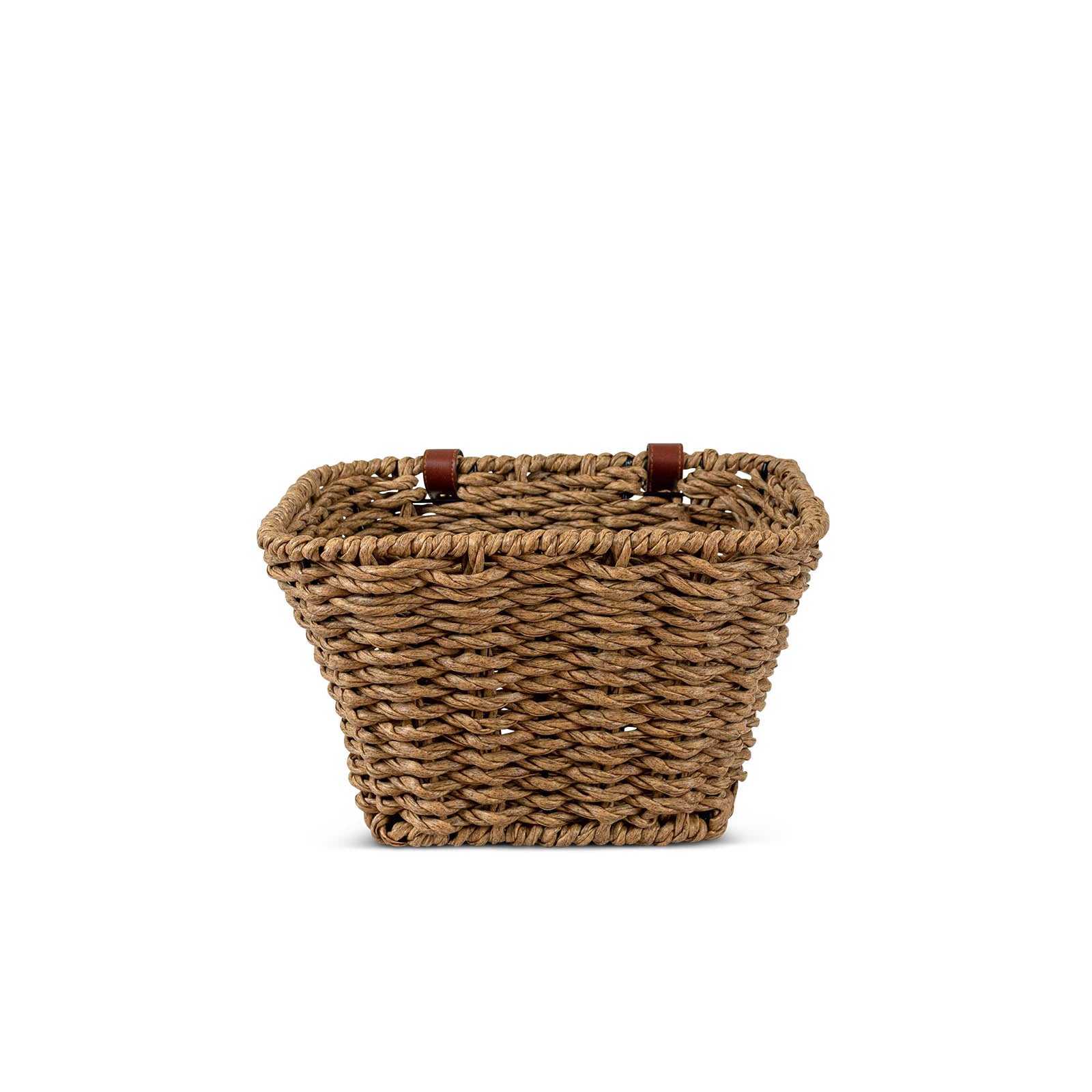 Wicker basket with lid for bike hot sale