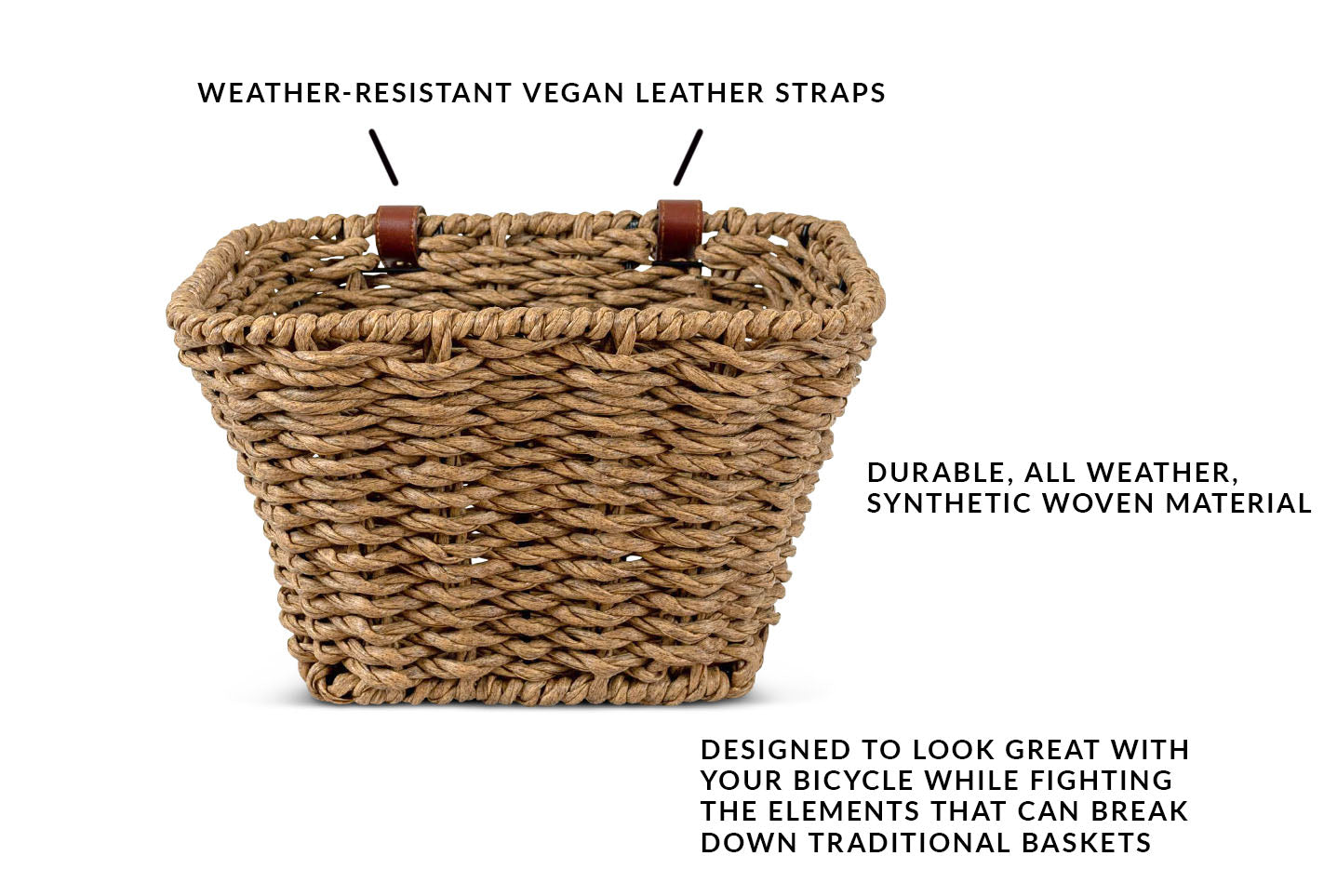 Woven basket best sale for bike