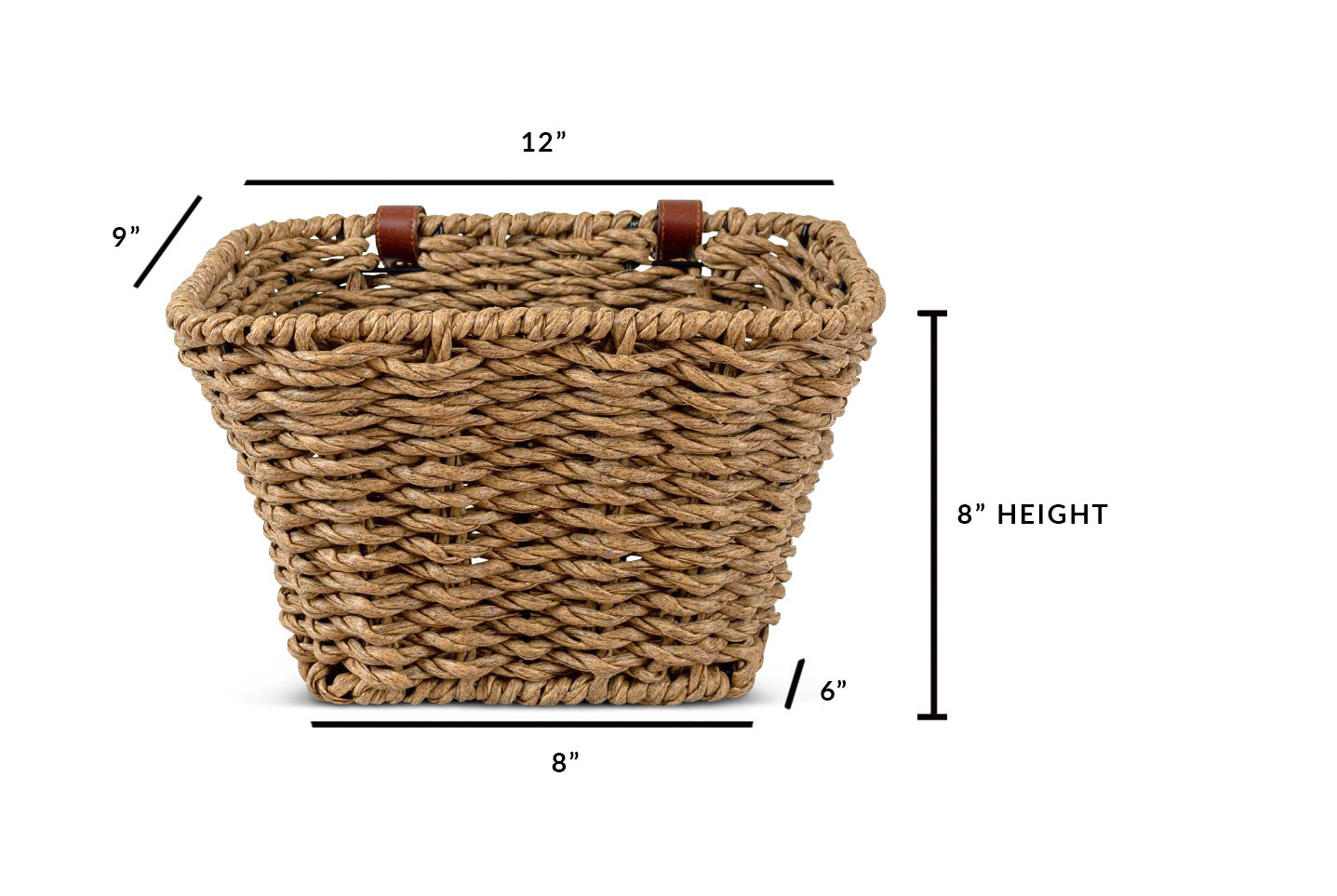 Wicker basket for online beach cruiser